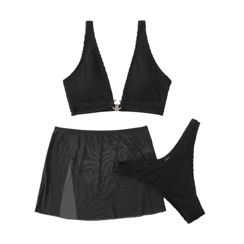 Silhouette galbée avec le maillot de bain ensemble deux pièces fendu à coupe haute
