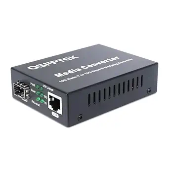 10G Fiber Ethernet Media Converter, SFP+ Copper UTP Ethernet Converter, 100M/1G/2.5G/5G/10GBase-T to 10GBase-X SFP+