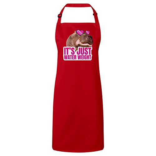 Tablier cuisine rouge cadeau original humour parodie meme vintage