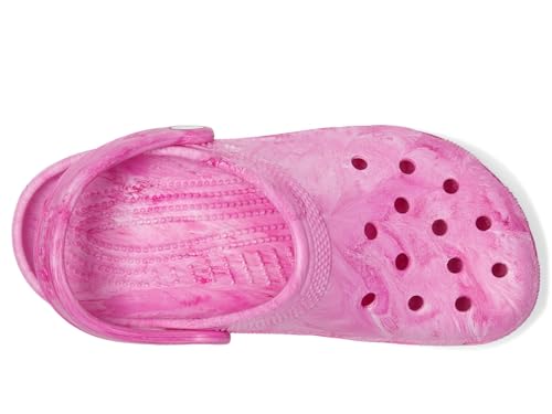 Crocs Classic Watercolor Marbled Clog K, Zoccoli Unisex - Bambini E Ragazzi, Pink Swirl, 28/29 Eu - 2