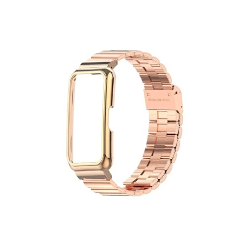 [ANGIRSFPO] XeX|Xgbv for Huawei Ѓoh 8 7 6 vvP[XveN^[tBbgfor _ Band7 6 uXbgXgohیVF(Rose gold,For Huawei Band 6Pro