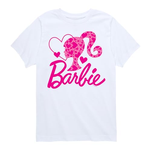 Barbie - Logo Hearts - Toddler and Youth Short Sleeve Graphic T-Shirt