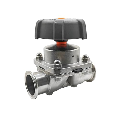 Válvula de diafragma Tri-Clamp de acero 316L para fluidos puros 7