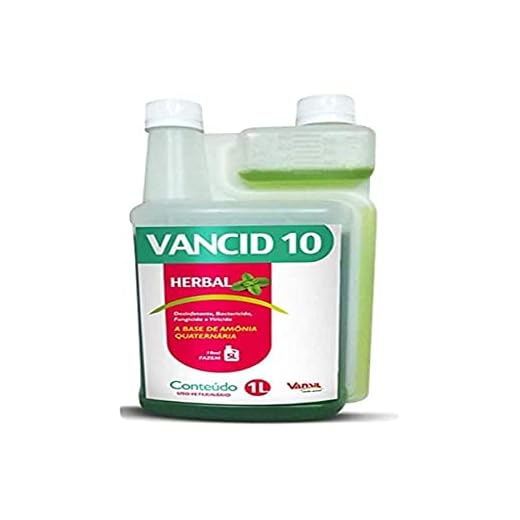 Desinfetante Bactericida Vansil Vancid 10-1 Litro Herbal