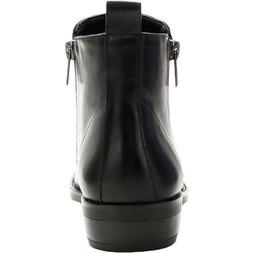 David Tate Womens Cubana Leather Flat Ankle Boots2