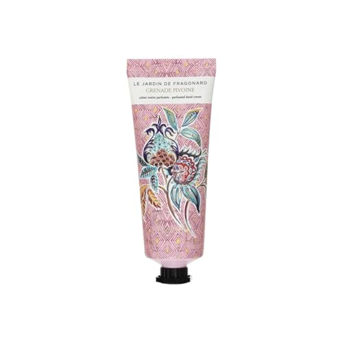 Fragonard Hand Cream Luxury Scented Shea Butter Hand Cream with 95% Natural Ingredients 75ml/ 2.5 floz (75ml, Grenade Pivoine)
