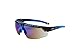Uvex by Honeywell Avatar Safety Glasses, Blue Frame with Blue Mirror Lens & Anti-Scratch Hardcoat (S2873)