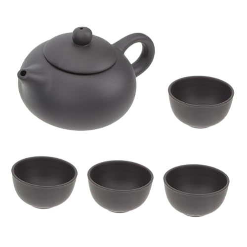 Juego de té de arcilla Kung Fu con servicio delicado para hogar y reuniones 2