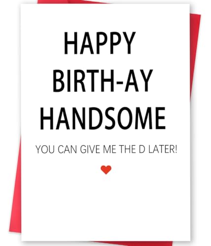 Funny Birthday Card for Men, Humor Birthday Card Gift for Husband...
