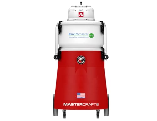 Mastercraft Enviromaster Critical HEPA Wet/Dry Vacuum 15 Gallon | 2 HP 112 CFM 106' Waterlift | Mold, Asbestos & Lead Abatement, Flood & Spill Recovery | Industrial Grade