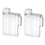 Bothyi Dog Cat Food Storage Container Pet Food Storage Bin Multipurpose Practical Leakproof Airtight Keep Fresh Portable Sealed Tank, 2 Pieces