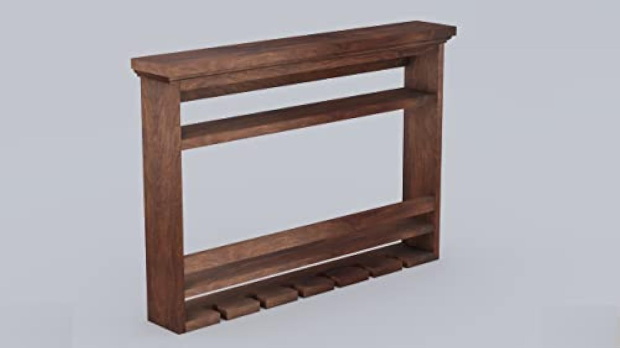 Sheesham Wooden Wall Hanging Bar Holder