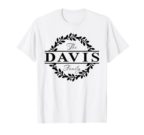 The Davis Family Holiday Group Matching T-Shirt