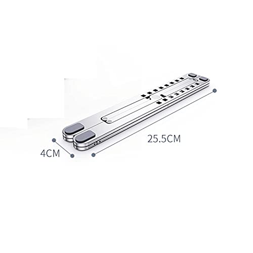 Base para laptop portátil ajustable de aluminio miniatura 2