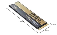 Lexar SSD 1TB PCIe 5.0 Gen5 NVMe SSD - Bis zu 14.000MB/s, Erweiterte Thermokontrolle, DirectStorage-SSD für AI-Lasten, Gaming & Content-Erstellung Laptop/PC – Ansicht 8