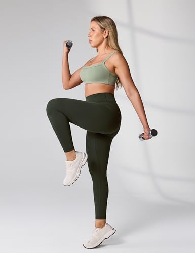 Image of UNISSU Hugcurve No Front Seam High Waisted Workout Leggings for Women Buttery Soft Yoga Pants Gym Athletic Tights - 25''