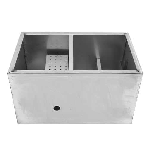 Commercial Grease Trap - Top Inlet Interceptor, Under Sink Grease Trap - Ideal for Home, Kitchen
