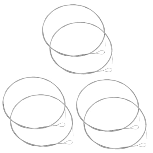 Levemolo 3sets Replacement Dulcimer Strings Steel Music Strings Durable Perfect for Dulcimer Instruments 2pcs*3