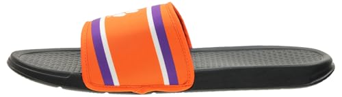 Image of FOCO NCAA Printed Team Logo and Color Stripes Comfortable Slide Sandals