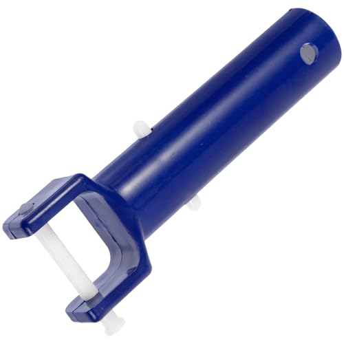 Healifty Mango de Aspiradora para Piscina Diseño Ergonómico y Agarre Cómodo, Accesorio de Succión para Limpieza de Escombros en Mantenimiento de Piscinas, 1 Pieza Azul