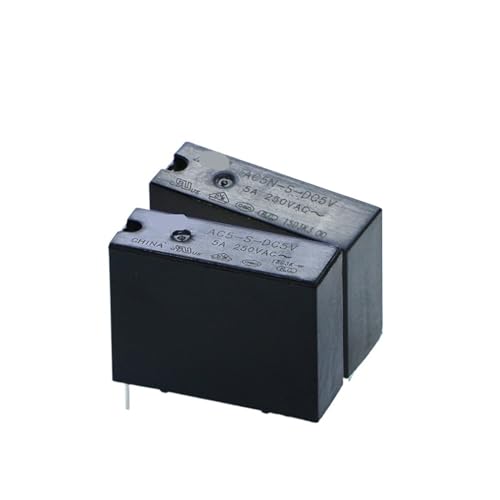 Relé AC5N-S-DC5V de 4 pines y 5A compatible con G5NB y HF46F 2