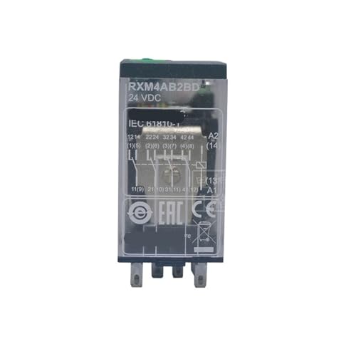 Relé pequeño RXM4AB2BD DC24V de 14 pies y 6A con luz indicadora led