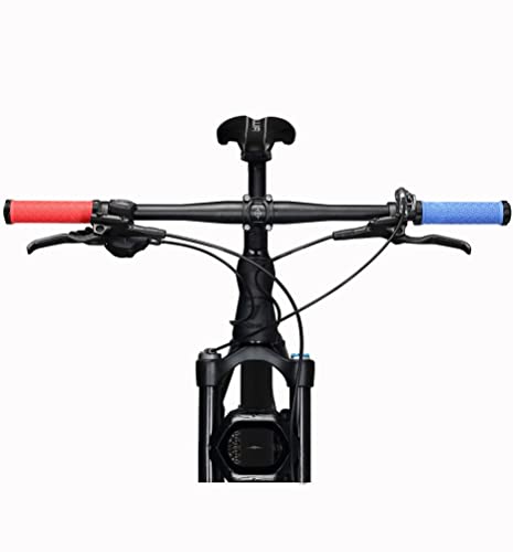 Teyssor Bike Grips, Mountain Bike Handlebar Grips with Aluminum Double Lock for MTB BMX Bicycle - Image 3