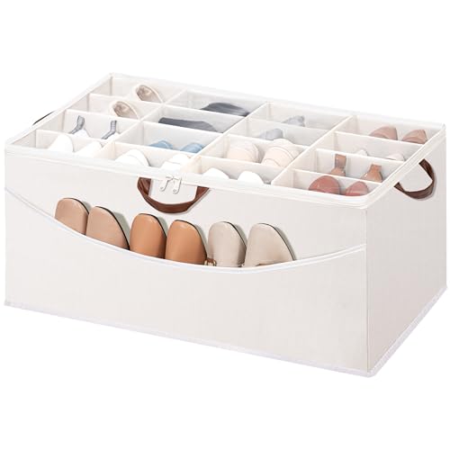 STO STO Shoe Organizer for Closet, Fits Up to 16 Pairs, XL
