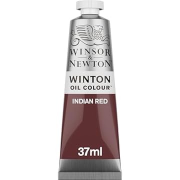 Winsor & Newton 37ml Winton Oil Colour Tube - Indian Red,1414317