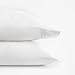Linen Market Ultra Soft Pillow Covers King Size (2 Piece) - Luxurious Pillow Cases 40x20 - Gifts for Women - Home Decor, Bedroom Decor - Pillowcase White