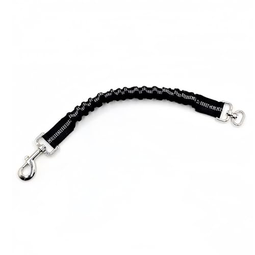 Ruckdämpfer 2.5 * 37cm für Hunde, Nylon Leine Mit Stoßdämpfung für Fahrradfahren Mit Mittelgroßen Hunden, Hochwertige Hundekurzleine