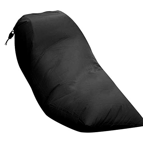 Deloky Reuseable Lawn Tractor Leaf Bag - 92 x 60 Inch Extra Large Garden Lawn Leaves Waste Trash Collection Bag- Standard Leaf Trash Bags, Faster Lawn Cleanup Bag for Garden Leaf Fast Pick Up (Black)