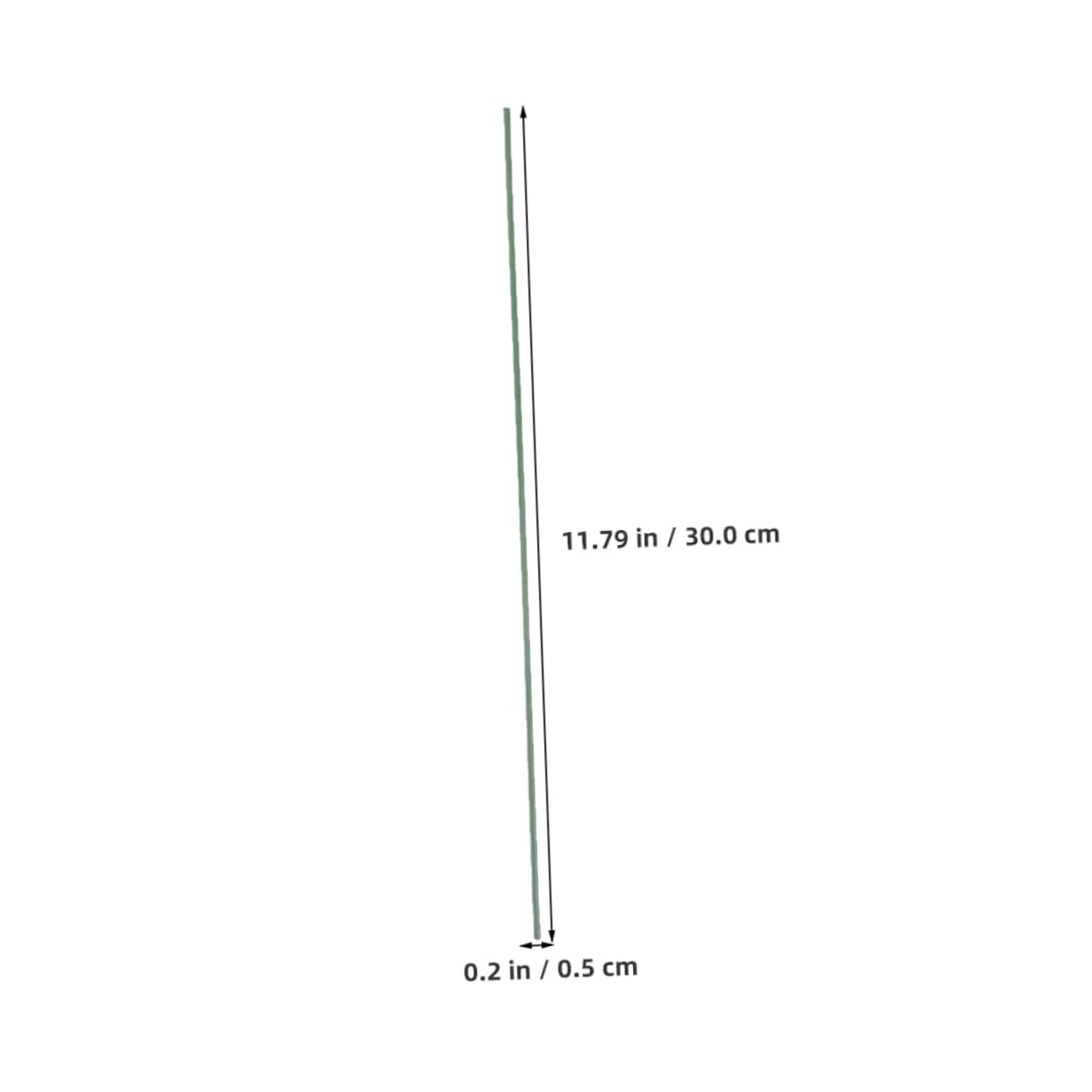 Veemoon 100pcs Artificial Flower Stems Wire Flower Rod DIY Floral Stem Decoration Floral Wire for Craft