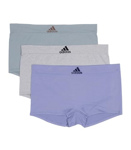 Image of adidas womens Seamless Boyshort Underwear Multipack