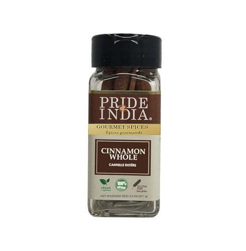 Pride of India Écorce cannelle entière - bâtons pour thé, cuisson et recettes - 0.8 oz