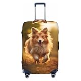 XTYGETY Funda protectora de equipaje con estampado de perro, S