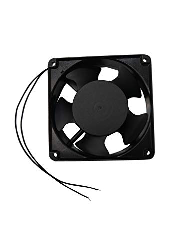 STONE-PRO Exhaust Brushless Fan 4-Inch Square 220V Ac Metal Body Or Blade Fan Cooling Fan, Black - Image 3