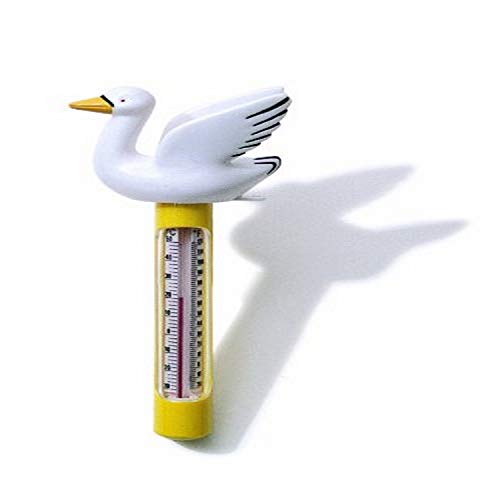 HydroTools by Swimline Theranimal Floating Swan Pool Thermometer