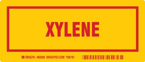 Marquage xylène Brady 60260 pour identifier les risques chimiques sur vos conteneurs