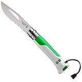 Opinel No.8 Outdoor - Stainless Steel Knife and Survival Tool