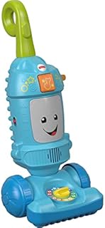 Fisher-Price Laugh & Learn Toddler Toy Vacuum, Push Toy with Lights Music and Educational Songs, Light-Up Learning