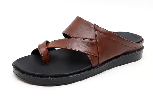 Image of GIBBON'S RODEO Series Men's Faux Leather Casual Outdoor Formal Slippers