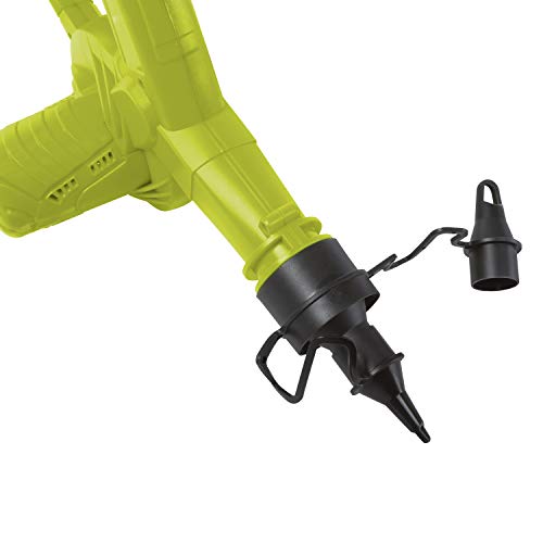 Sun Joe 24V-WSB-LTE 180-MPH 92-CFM Max Cordless Rechargeable Multi-Purpose Workshop Blower, Kit (w/ 2.0-Ah Battery + Charger)