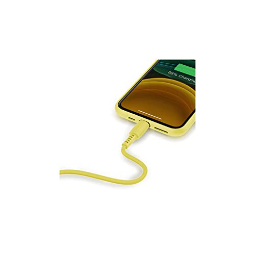 Cabo Resistente Para iPhone 1,20cm 2.4a Qc Colorful Baseus Amarelo