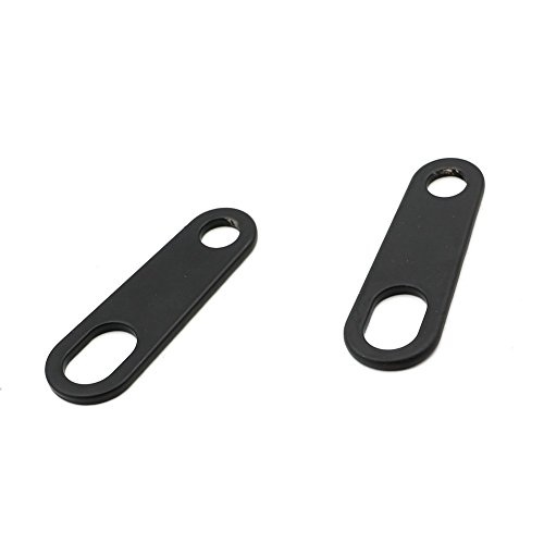 Unlimited Rider 2Pcs Black Steel Motorcycle Indicator Rear Turn Signal Relocation Bracket Light Lamp Holder Shock Brackets For Harley Racer Bobber Chopper Old School Cafe Racer #TOP3