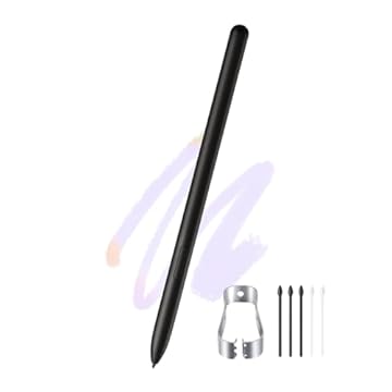 Caneta de substituição para Galaxy Tab S10 FE S para Samsung Galaxy Tablet S10 FE Plus Stylus - comando aéreo, atração magnética, compatível com tablet S9 FE/S10 FE Stylus Pen (preto)