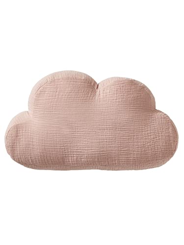 VERTBAUDET Coussin Gaze de Coton Nuage Rose poudré TU