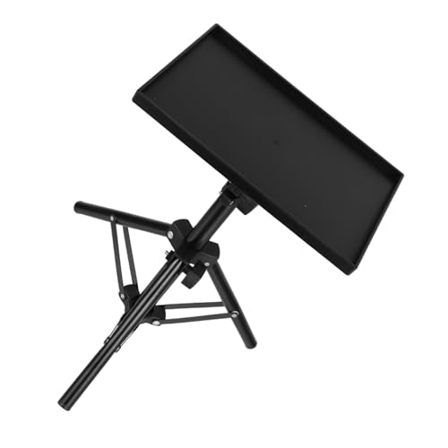 HEATSHAKING Soporte Trípode Ajustable para Proyector y Portátil con Bandeja Ampliada Compacto y Resistente para Presentaciones y Streaming Interiores y Exteriores