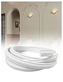 Modanatura PVC verniciabile 1-10 meter, striscia flessibile per arco(8 meter/26.2ft,W-1.5 CM)
