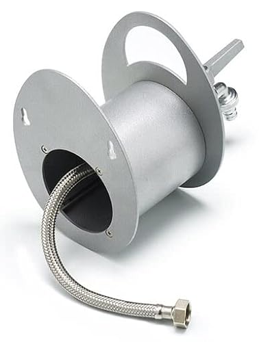 Portatubo Da Muro In Metallo Con Rubinetto A Doppia Uscita Belfer 42/MU Ruggine - 4